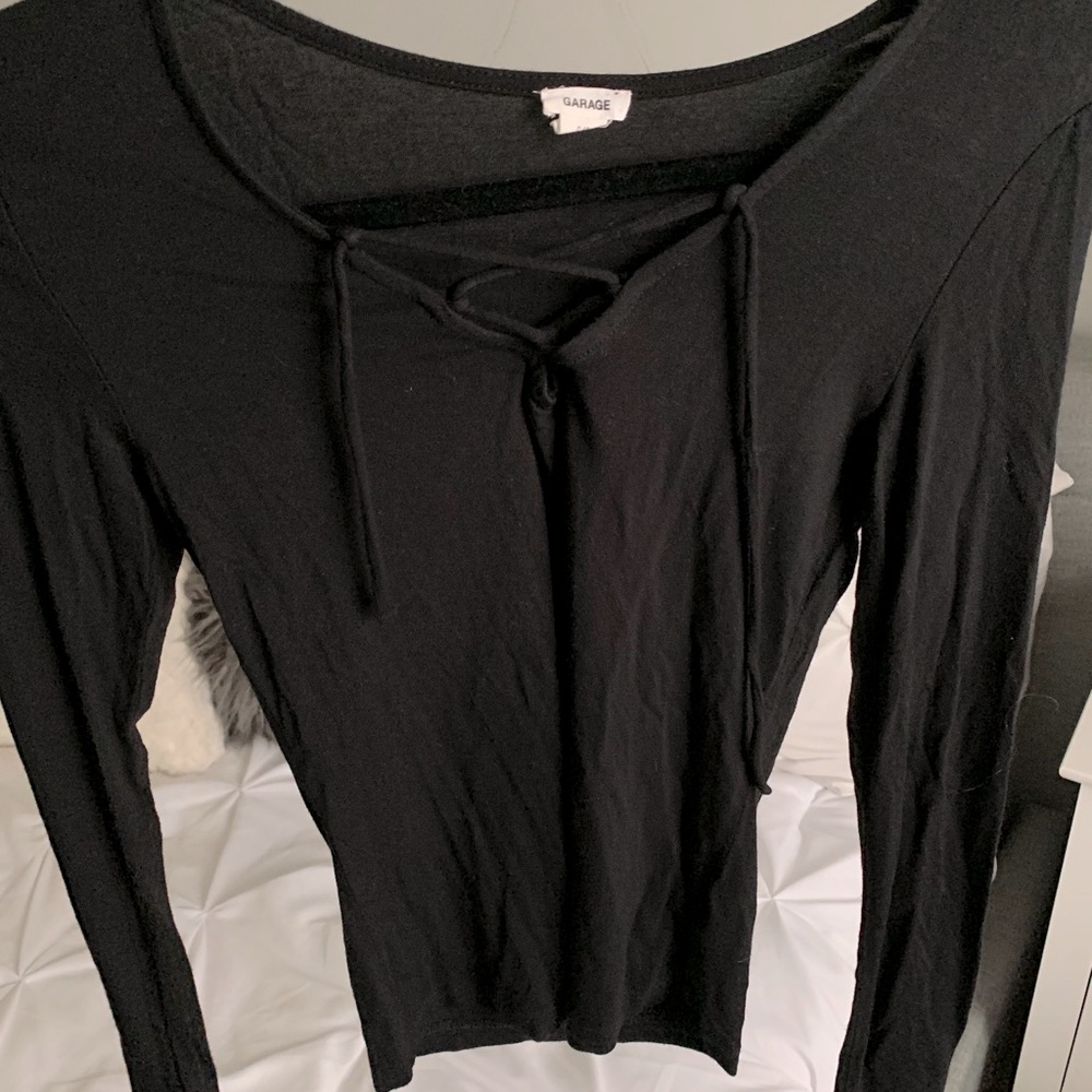 Garage Lace Up Long Sleeve
